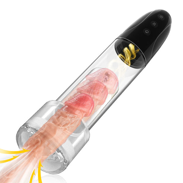 Swirl 2 In 1 Vagina Sucking Electric Penis Pump Masturbator