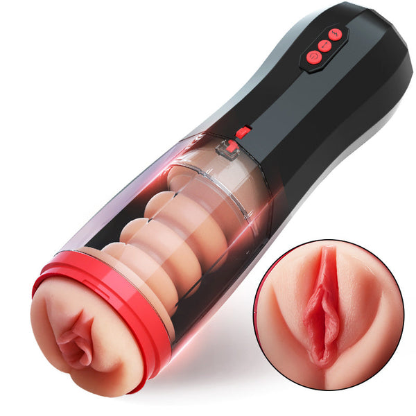 Roka - Lifelike Automatic 5 Thrusting 10 Vibrating Vocable Masturbation Cup