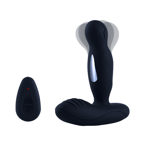 LEVETT E-Stim 360 Rotation Vibrating Prostate Anal Plug with Remote Control