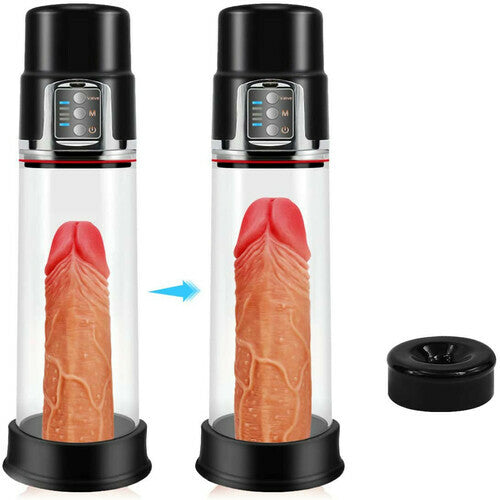 Automatic Transparent 4 Suction Male Penis Pump