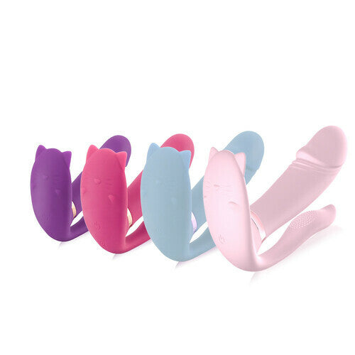 Cute Cat 9 Vibration Wearable Vibrator