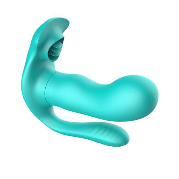 3 In 1 9 Modes Tongues Remote Control Wearable Anal Vibrators