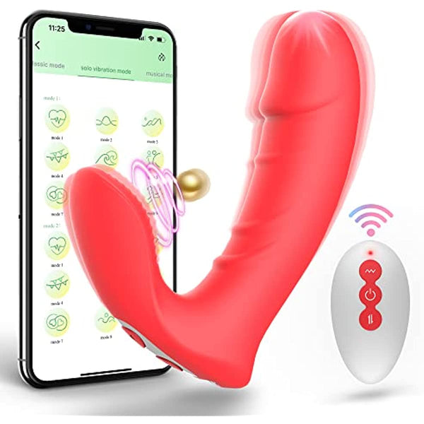 APP Remote Control Wearable Dildo G Spot Vibrators Adult Toys