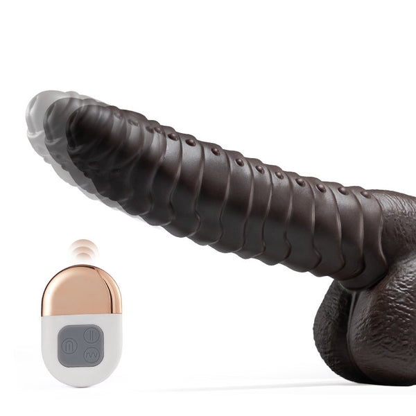 RATTLESNAKE 5 Vibrating 3 Thrusting Heating Function Fantastic Dildo